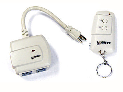 Logisys RM201 Heavy Duty AC Power Remote Adapter - Compatible with Electronics, Appliances & DIY Projects - Perfect for Home, Office & Workshop Use