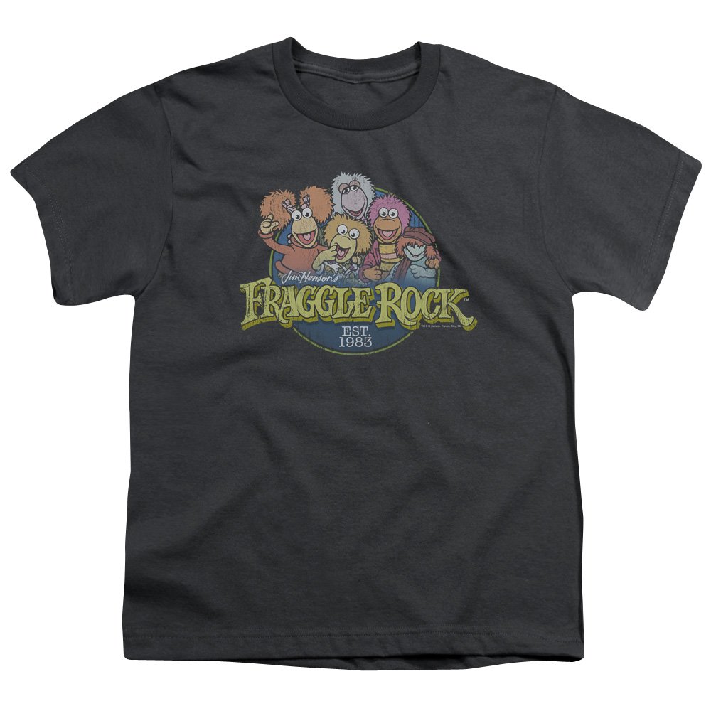 Fraggle Rock Circle Logo Unisex Youth T-Shirt for Boys & Girls - Soft Cotton Kids Tee for Casual Wear, School & Family Outings
