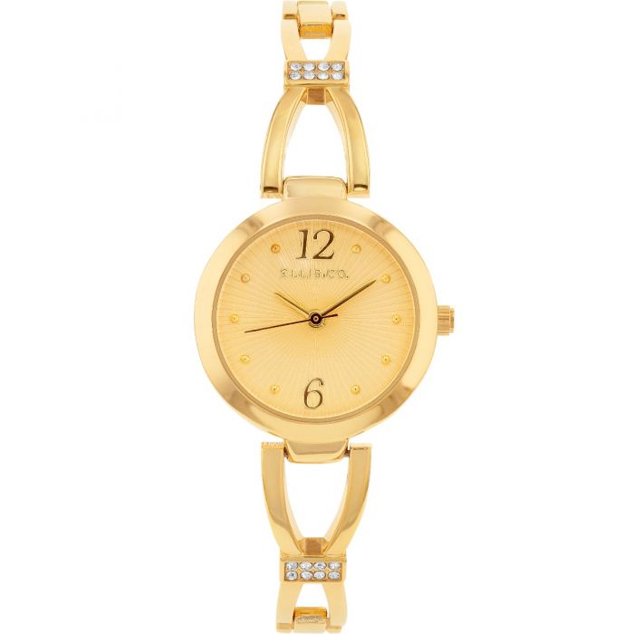 Ellis & Co 'Luna' Women's Fashion Watch - Elegant Rose Gold Stainless Steel Bracelet Watch with Crystal Accents | Perfect for Office, Party & Everyday Wear