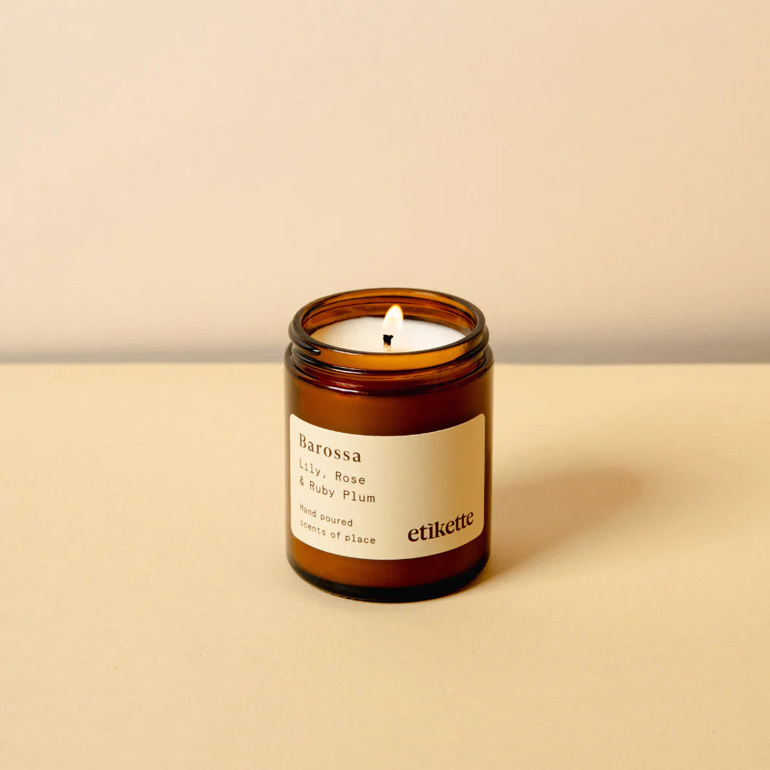 Hand-Poured Soy Candle in Small Jar - Natural, Aromatherapy, Long-Lasting - Perfect for Home, Office & Gift Giving