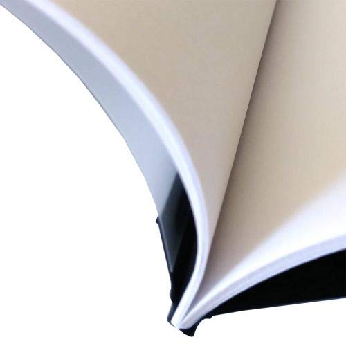 Coverbind Clear Matte/Linen Backs Thermal Binding Covers - 3/8