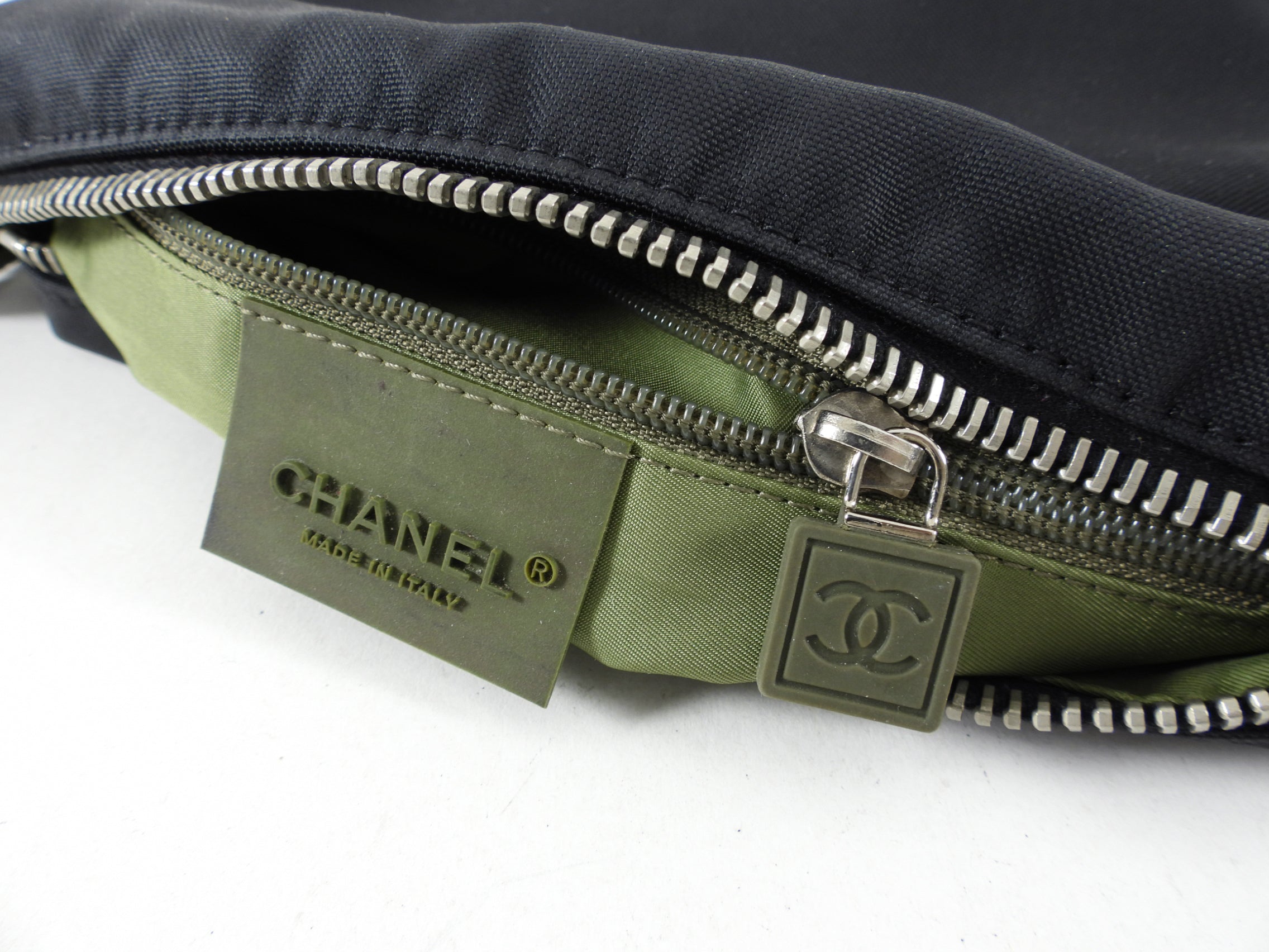 Chanel Sport Nylon Crossbody Messenger Bag for Women - Lightweight Shoulder Bag with Adjustable Strap, Perfect for Gym, Travel & Everyday Use