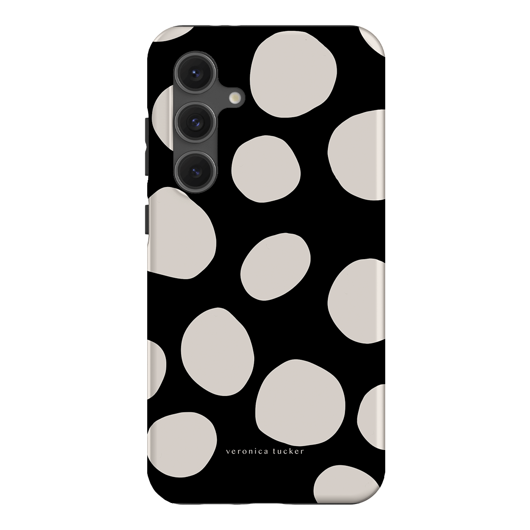 Premium Pebbles Noir Phone Case - Slim Protective Cover for iPhone & Samsung - Perfect for Everyday Use, Travel & Outdoor Activities