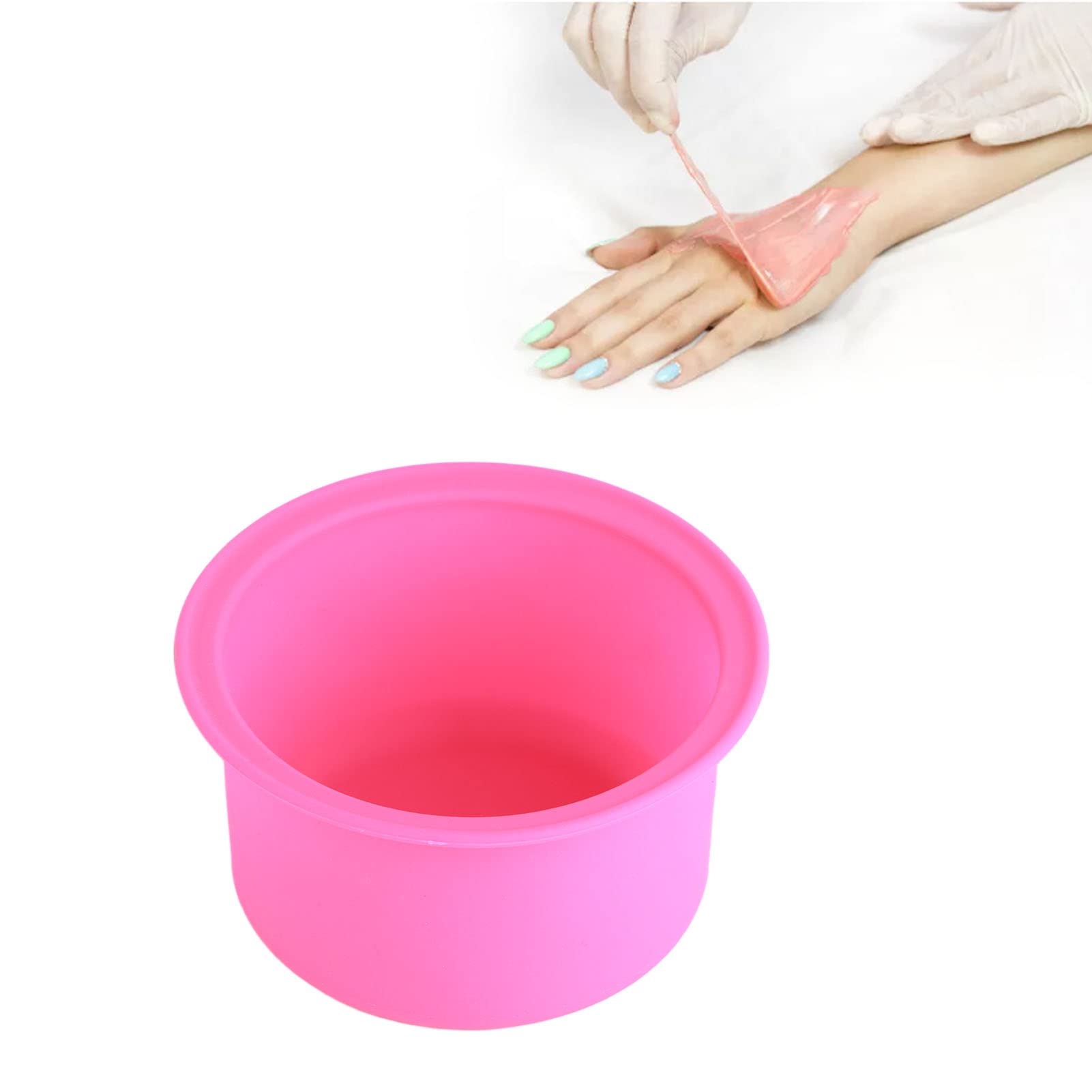 Silicone Wax Warmer Replacement Pot - Non-Stick, Heat Resistant & Easy Clean Wax Melting Bowl for Hair Removal & Beauty Waxing - Perfect for Home Spa, Salon & Professional Use