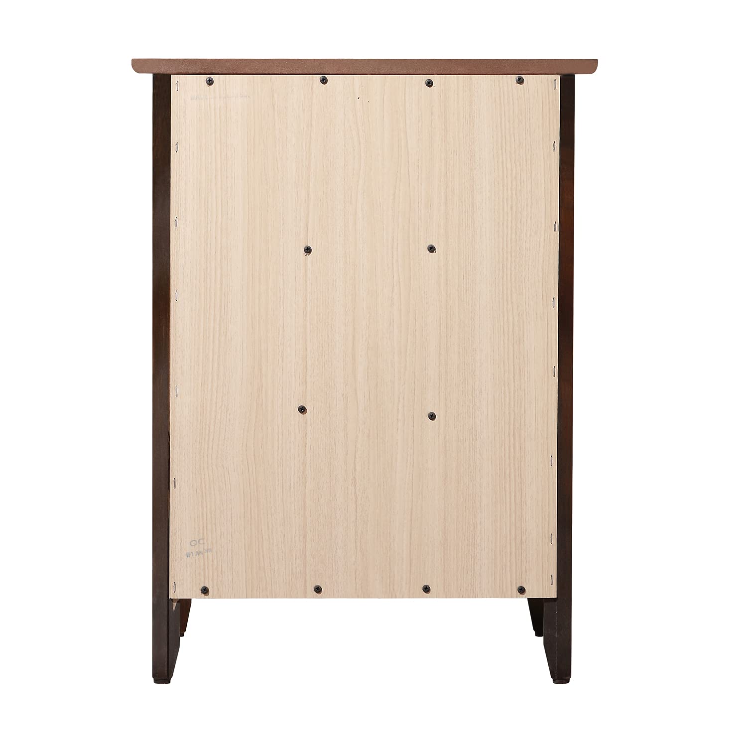 Daniel 3-Drawer Nightstand - Cappuccino Finish Small End Table for Bedroom & Living Room - Compact Storage Solution (25