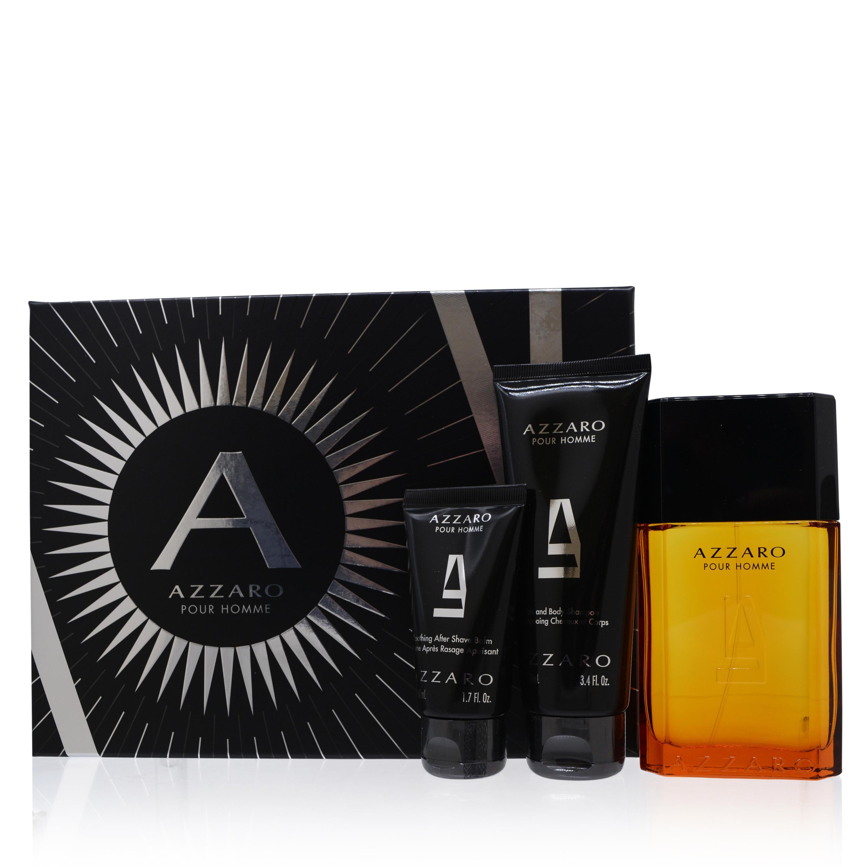 Azzaro Men's Cologne Gift Set - 3 Piece Eau de Toilette Spray & After Shave Balm - Perfect for Gifts, Date Nights & Special Occasions