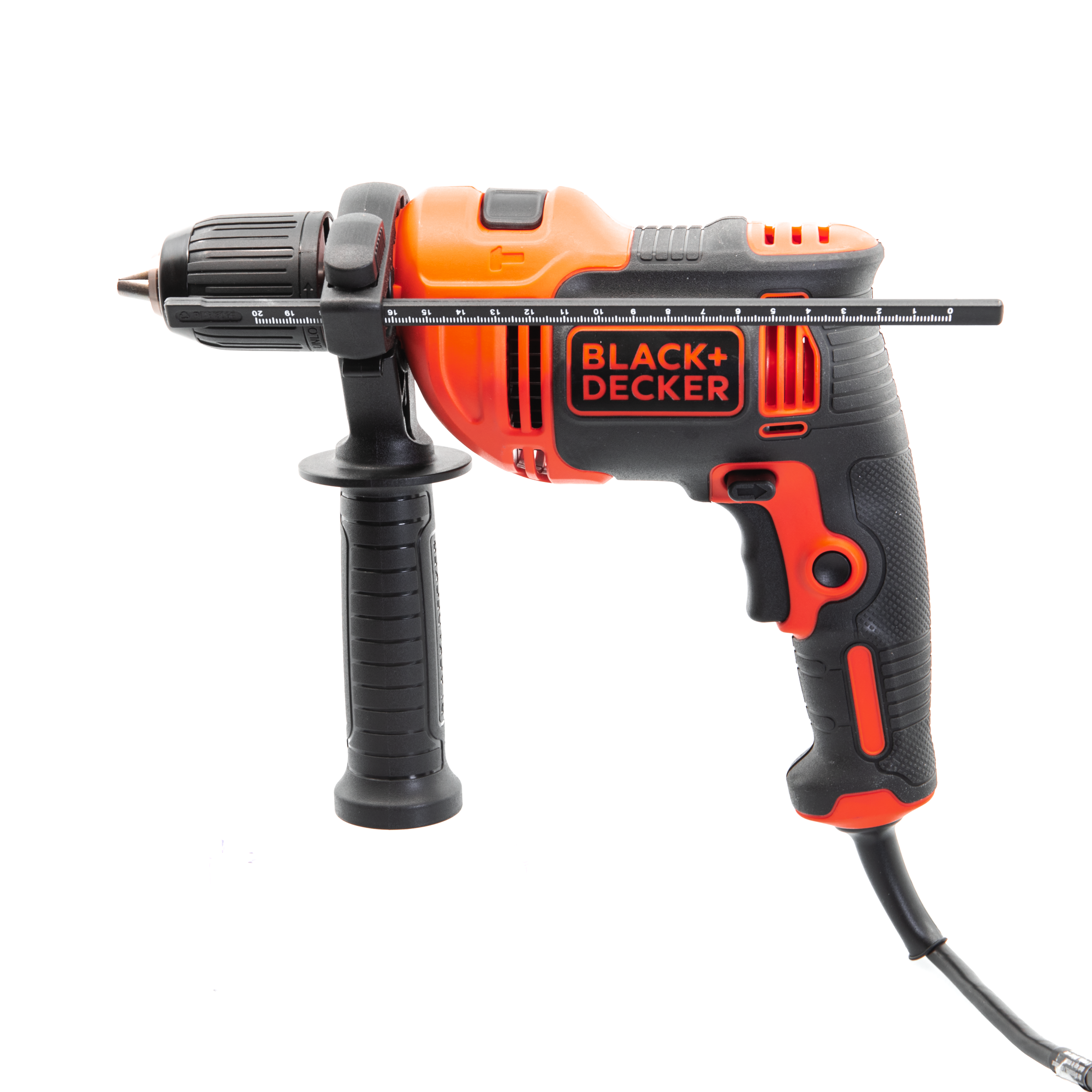 6.5 Amp Heavy Duty Hammer Drill - 1/2 Inch Chuck Corded Power Drill for Concrete, Masonry & Metal - Perfect for Construction, Renovation & DIY Home Projects