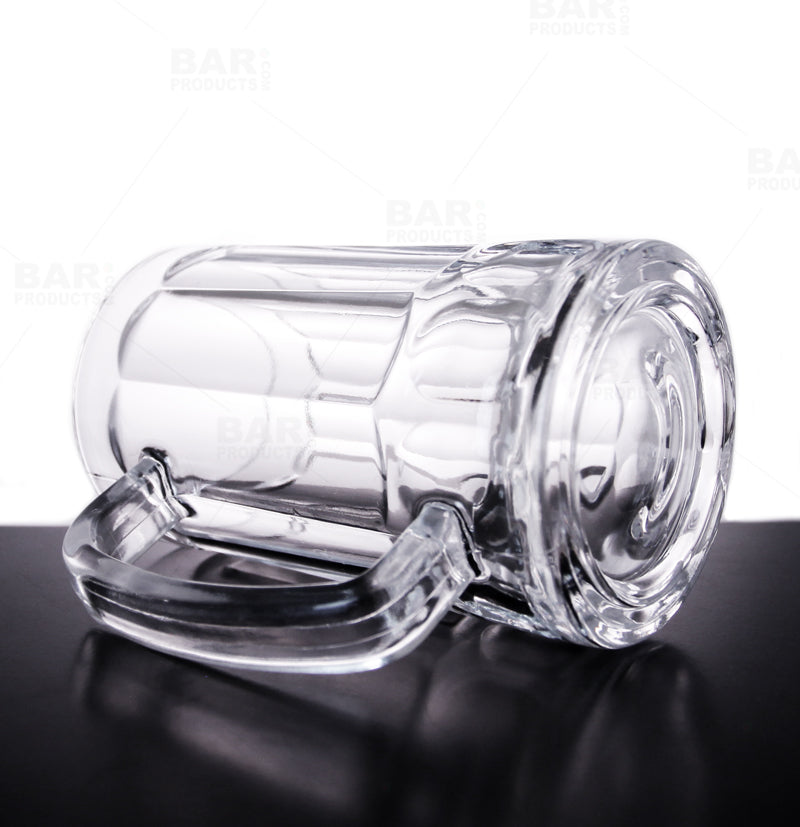 BarConic® 13 oz Paneled Beer Mug - Classic Glassware for Beer, Ale & Lager - Perfect for Home Bars, Parties & Gifts