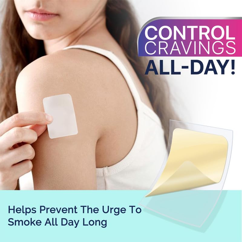 14mg Nicotine Patches for Quitting Smoking - 30 Step 2 Stop Aids Patches | Effective Smoking Cessation Treatment | Easy to Use | Perfect for Work, Travel & Daily Life