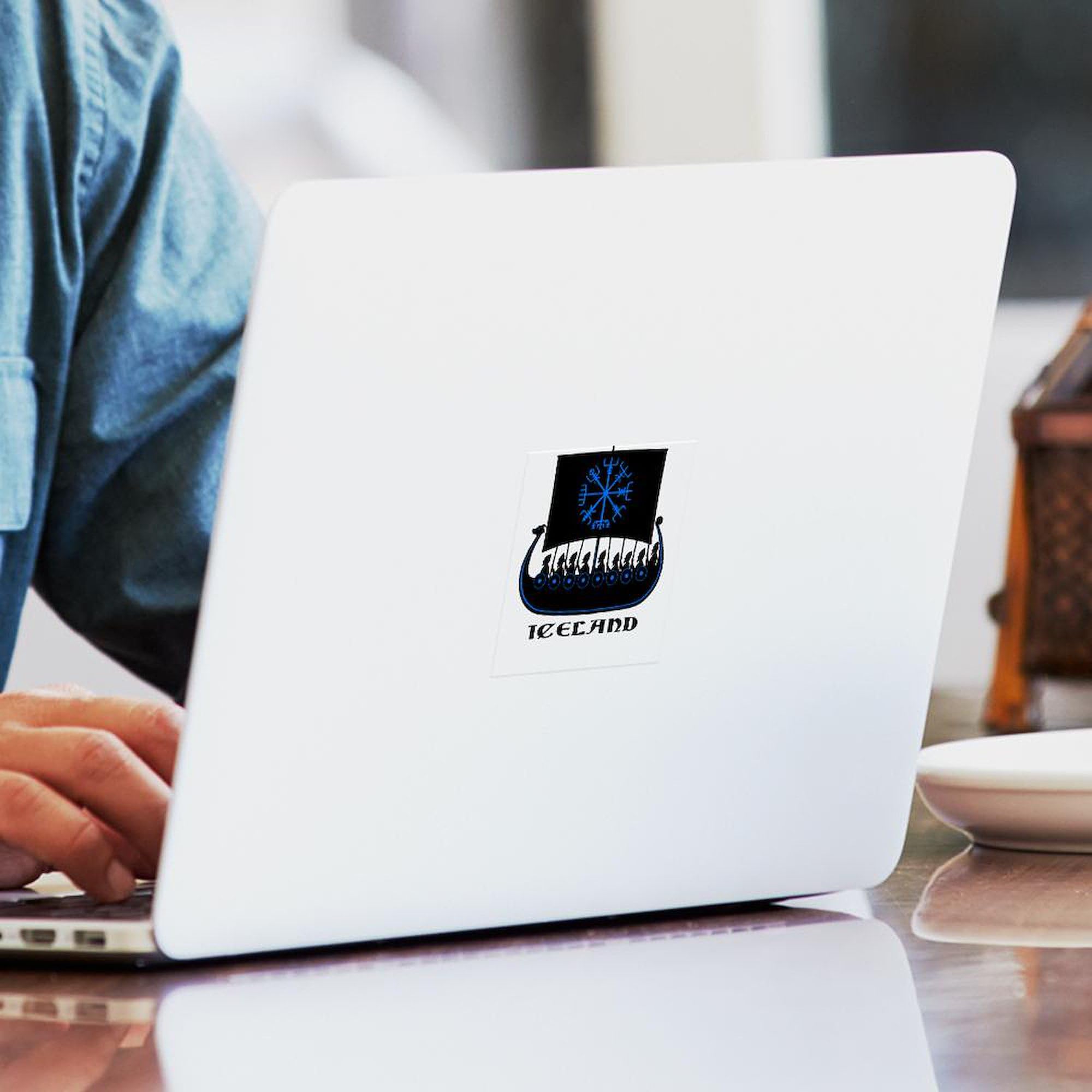 CafePress I2 Square Sticker - Durable Vinyl Bumper Sticker for Cars, Laptops & Water Bottles | Perfect for Personalizing Vehicles, Tech Gear & Drinkware