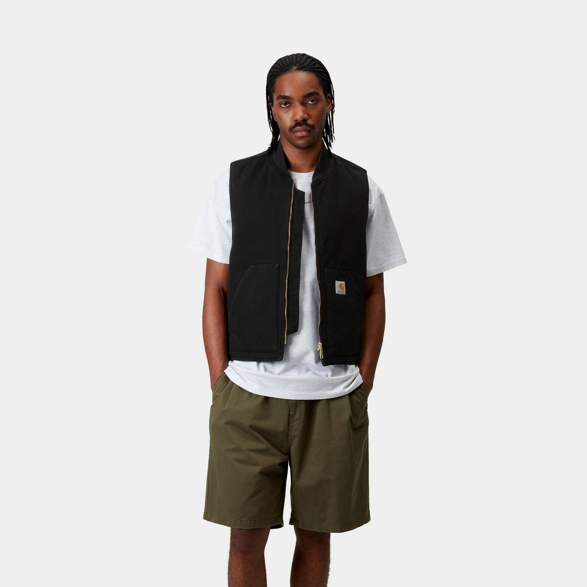 Men's Lightweight Spring Vest - Black | Outdoor Hiking, Running & Casual Wear