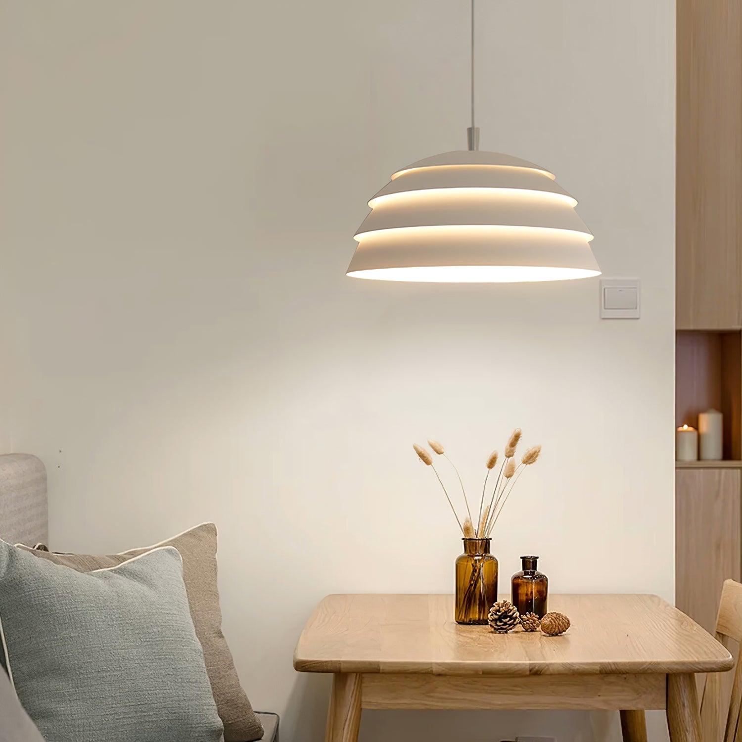 Modern Covetto Pendant Lamp - Elegant Hanging Light Fixture for Dining Room, Kitchen Island & Bedroom Decor - Adjustable LED Chandelier Lighting