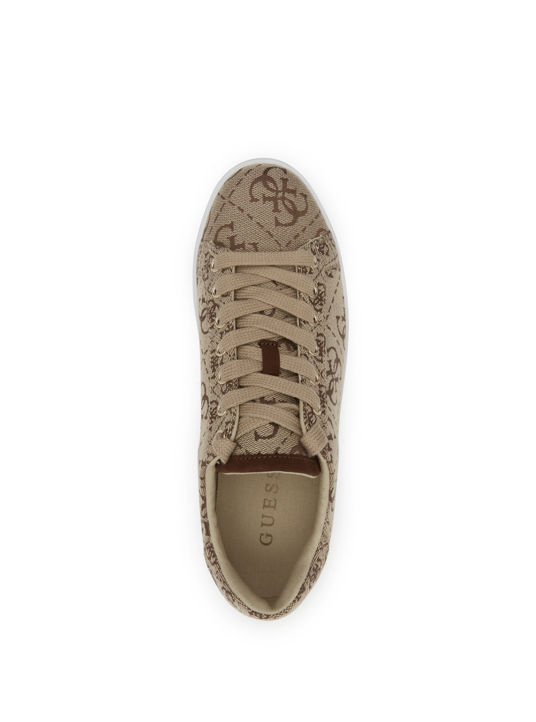 Rosalia Brown Logo Low Top Sneakers - Stylish & Comfortable Casual Shoes for Women | Perfect for Walking, Running & Everyday Wear