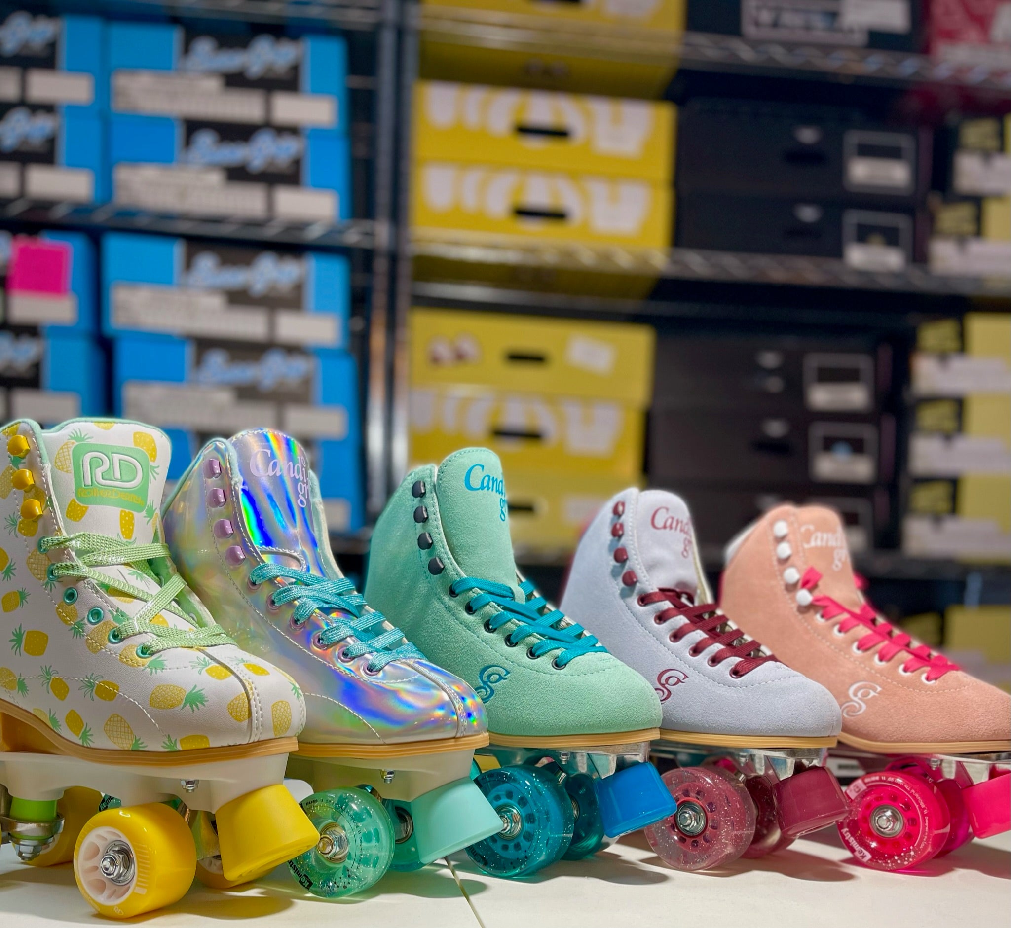 Candi Girl Carlin Women's Fashionable Roller Skates for Outdoor & Indoor Skating - Perfect for Rinks, Parks, Fitness & Fun