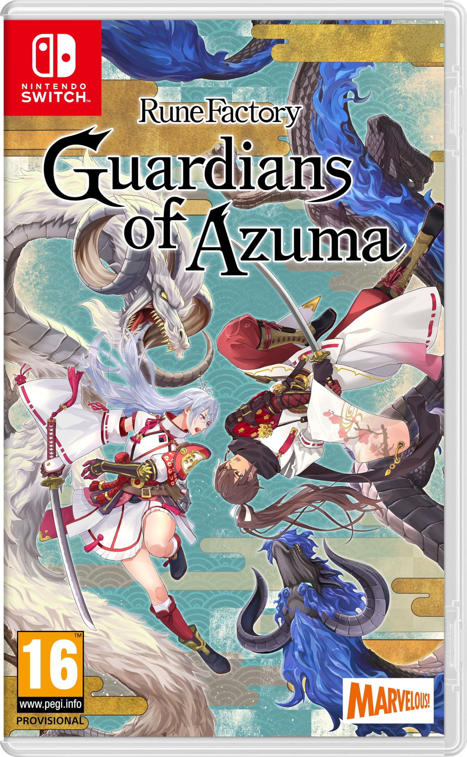 Rune Factory: Guardians of Azuma - Nintendo Switch Game | Fantasy Farming RPG Adventure | Perfect for Home Entertainment & Travel Gaming