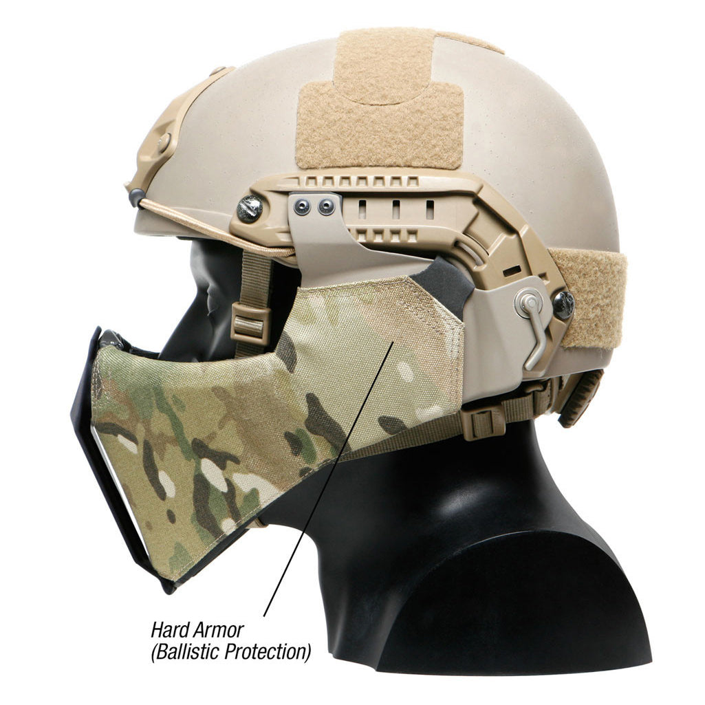 Ops Core Gunsight Mandible FAST Helmet Accessory - Compatible with FAST SF & XP Helmets for Tactical & Airsoft Use