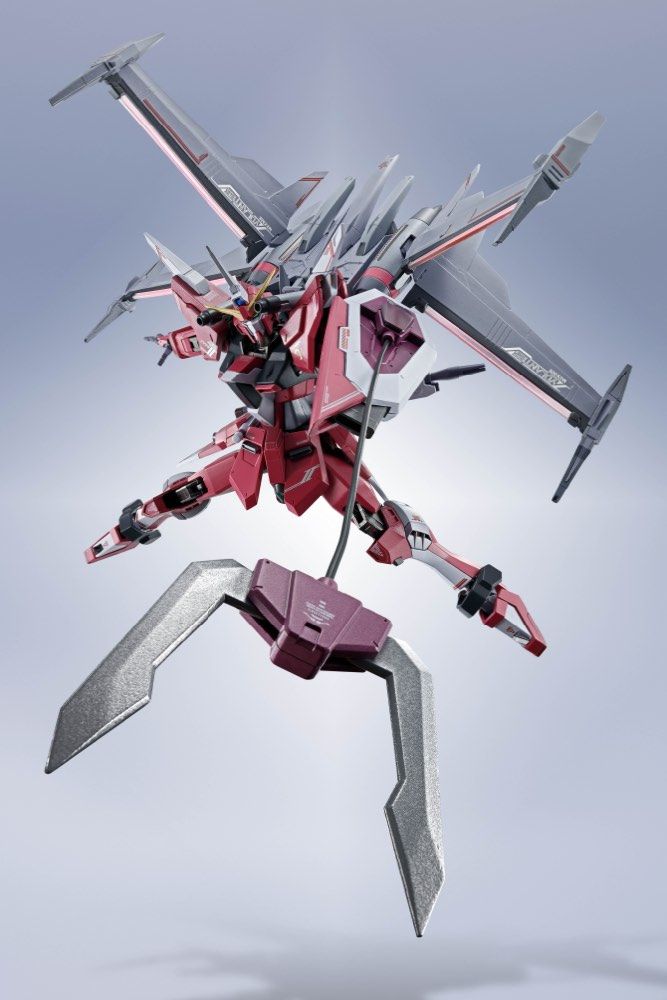 Bandai Metal Robot Spirits Gundam Seed Freedom ZGMF-X191M2 Infinite Justice Gundam Type II Action Figure - Collectible Anime Model Kit for Display & Gundam Battles