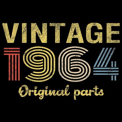 Vintage 1964 Retro 61st Birthday Gift for Men - Original Parts Themed T-Shirt - Perfect for Milestone Celebrations & Nostalgic Parties