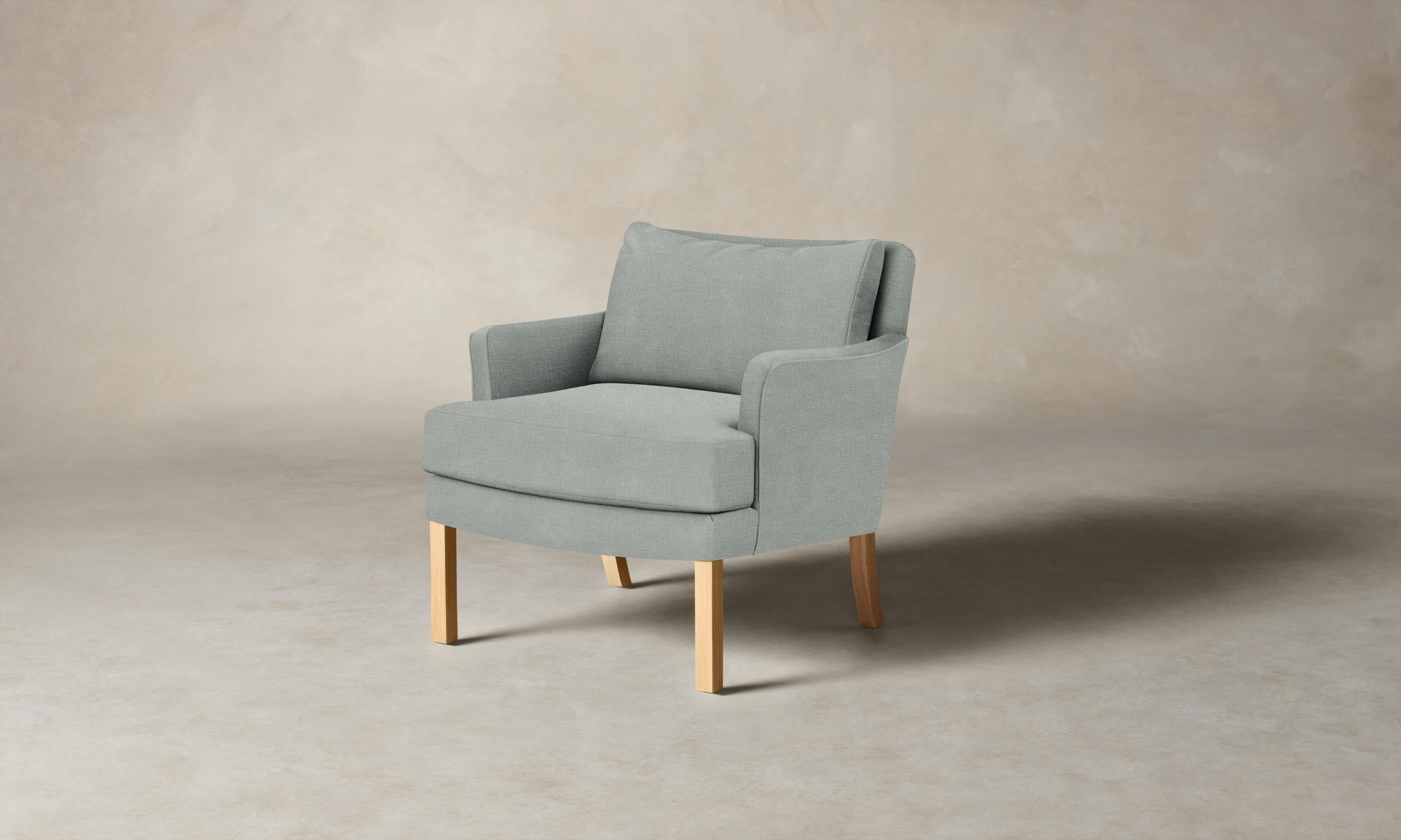 Kaye Chair - Performance Mélange Weave Seaglass Office Chair - Ergonomic Desk Chair for Home & Office Workspace - Comfortable Task Chair with Breathable Fabric