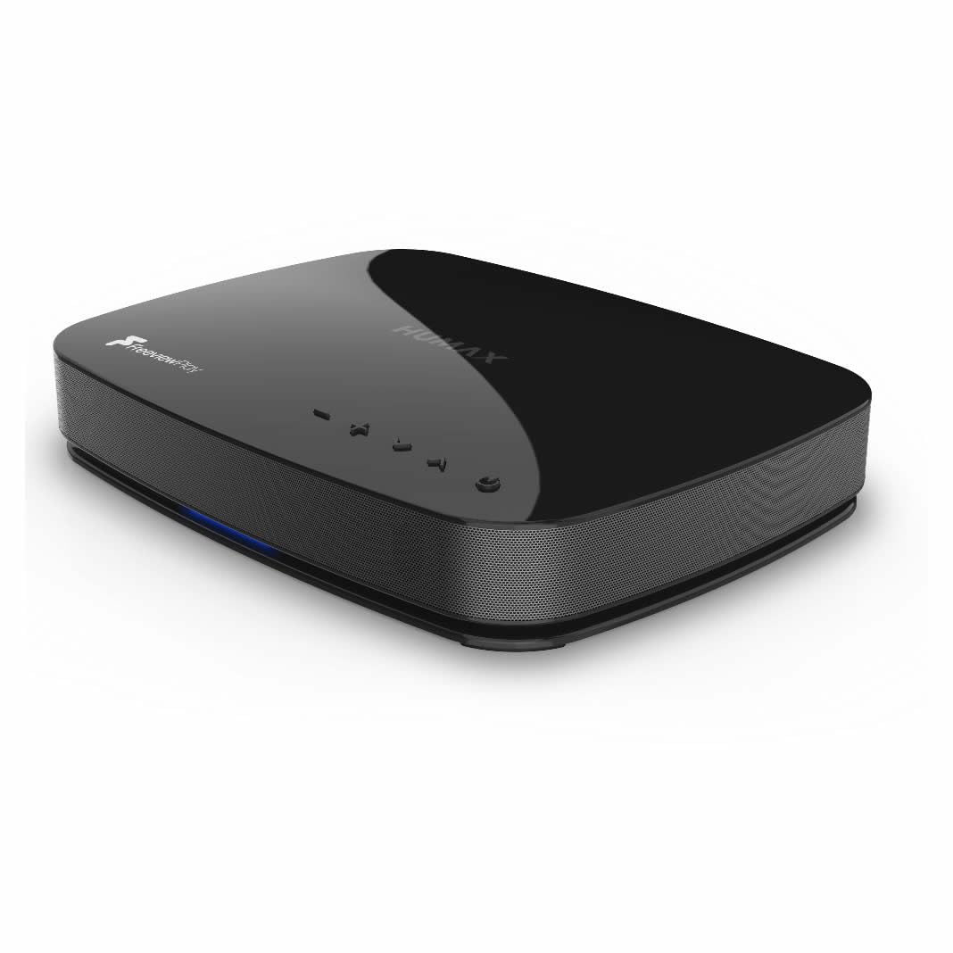 HUMAX Aura 4K Android TV Box with Freeview Play, Google Assistant & Chromecast - 2TB HDD for Streaming, Recording & Smart Home Control - Perfect for Living Room Entertainment
