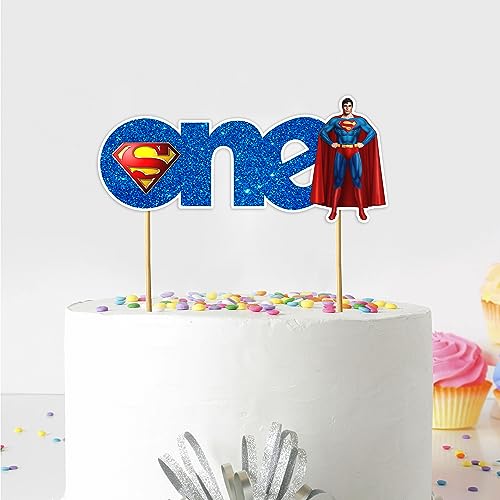 Seyal Suprman One Cake Topper