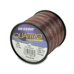 Hi Seas Quattro Monofilament Fishing Line - Premium Strength & Durability for Saltwater & Freshwater Fishing - Perfect for Deep Sea, Surf Casting & Bass Fishing