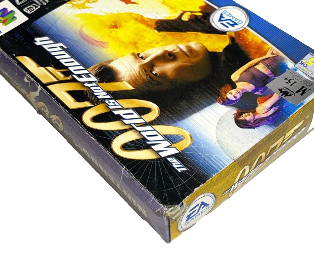 007 The World is Not Enough Nintendo 64 N64 Game - Complete PAL Version (Preowned) - Classic James Bond Action Adventure for Retro Gaming Enthusiasts - Perfect for Collectors and Nostalgic Gamers