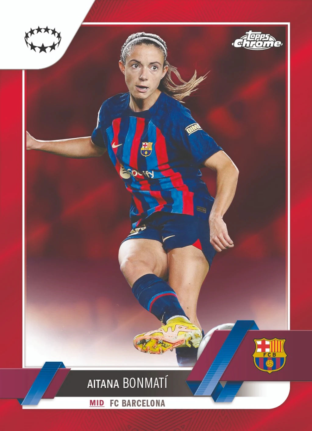 2023 Topps Chrome UEFA Women's Champions League Hobby Box - Collectible Soccer Trading Cards for Fans & Investors - Perfect for Card Collecting, Gifts & Fantasy Sports