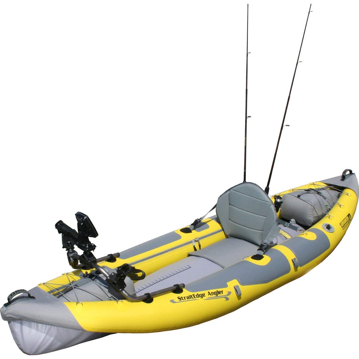 Advanced Elements Straitedge Angler Inflatable Kayak - Lightweight Fishing Kayak for Lakes & Rivers - Perfect for Anglers & Outdoor Adventures