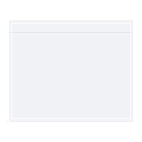 TapePlanet Clear Plastic Document Envelopes 7x6 Inches - Waterproof & Durable for Mailing, Filing, and Organizing Papers