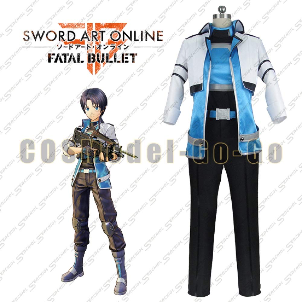 Sword Art Online: Fatal Bullet Male Protagonist Cosplay Costume - Kirito Outfit for Anime Conventions & Halloween Cosplay