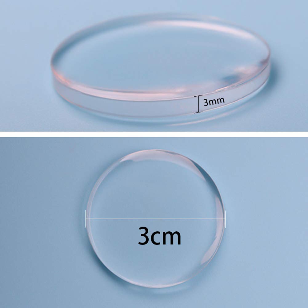 6Pcs Clear Silicone Eyelash Fan Holder - Blooming Lash Palette Patches for Easy Volume Lashes | Professional Eyelash Extension Supplies & Makeup Tools | Perfect for Salon, Home Use & DIY Lash Artists