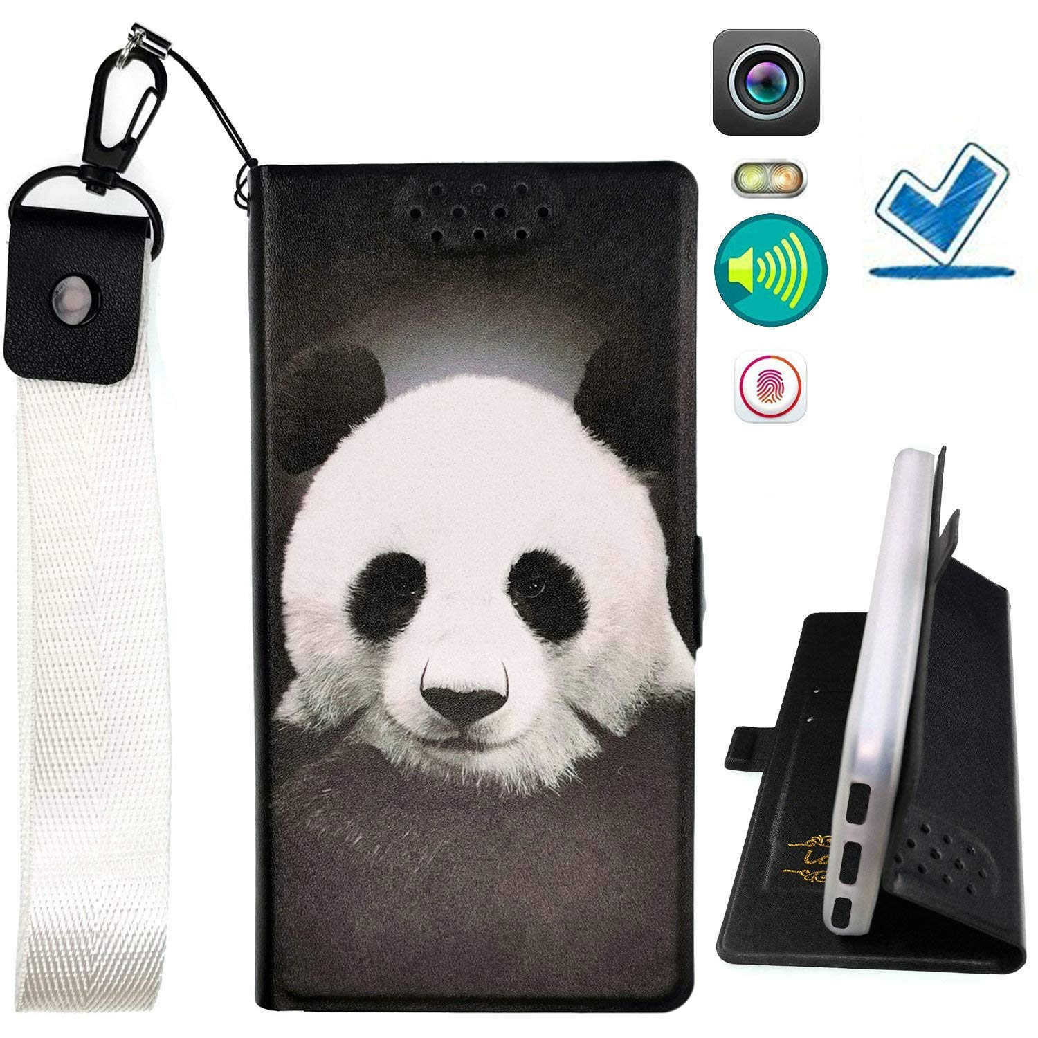 Premium PU Leather Flip Case with Silicone Ring Holder for Digicel DL3 & DL3 Plus - Perfect for Work, Travel, and Everyday Protection