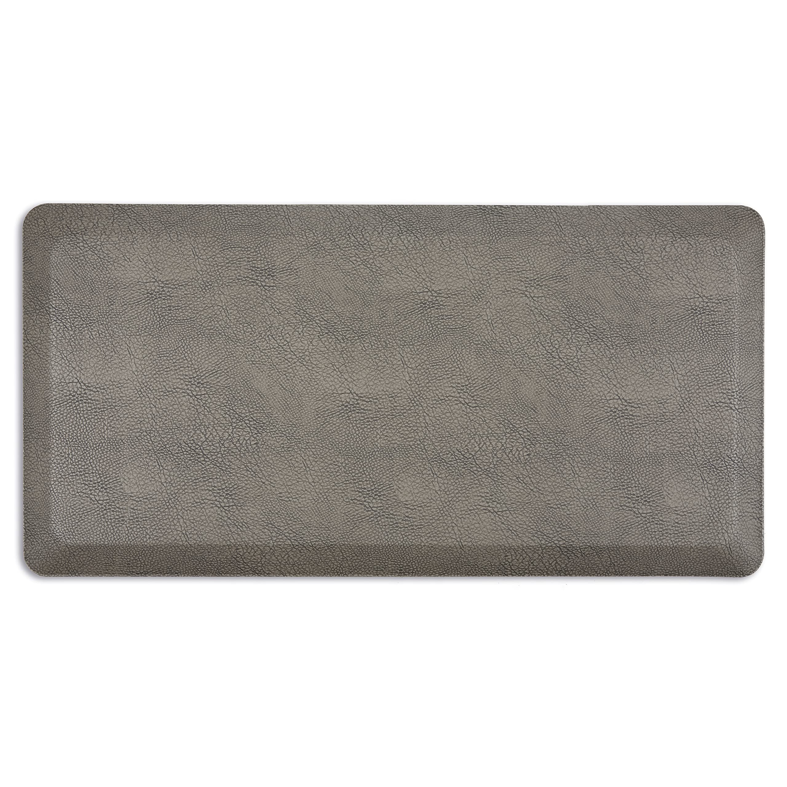 Home Dynamix Emeril Lagasse Anti-Fatigue Kitchen Mat - Textured Non-Slip Floor Mat 19.6x39 Inches, Grey - Perfect for Standing Comfort While Cooking, Baking or Dishwashing