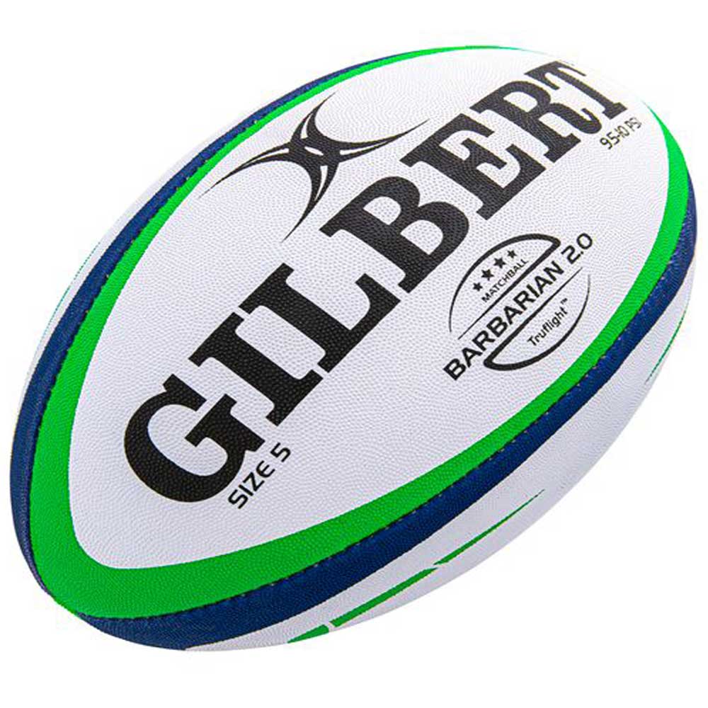 Gilbert Barbarian Match Ball 2.0 - Premium Rugby Ball for Training & Competitive Matches | Official Size 5 Rugby Union Ball for Outdoor Sports & Team Practice