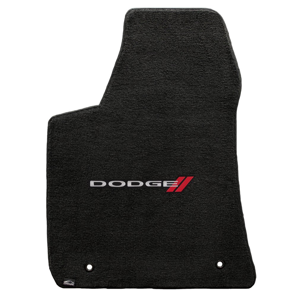 Lloyd Mats VELOURTEX All-Weather Floor Mats for Dodge Charger 2011-2023 Models | 2-Piece Front Set | EBONY-VELOURTEX | Perfect for Winter, Rain & Snow Protection | Durable Car Interior Accessories