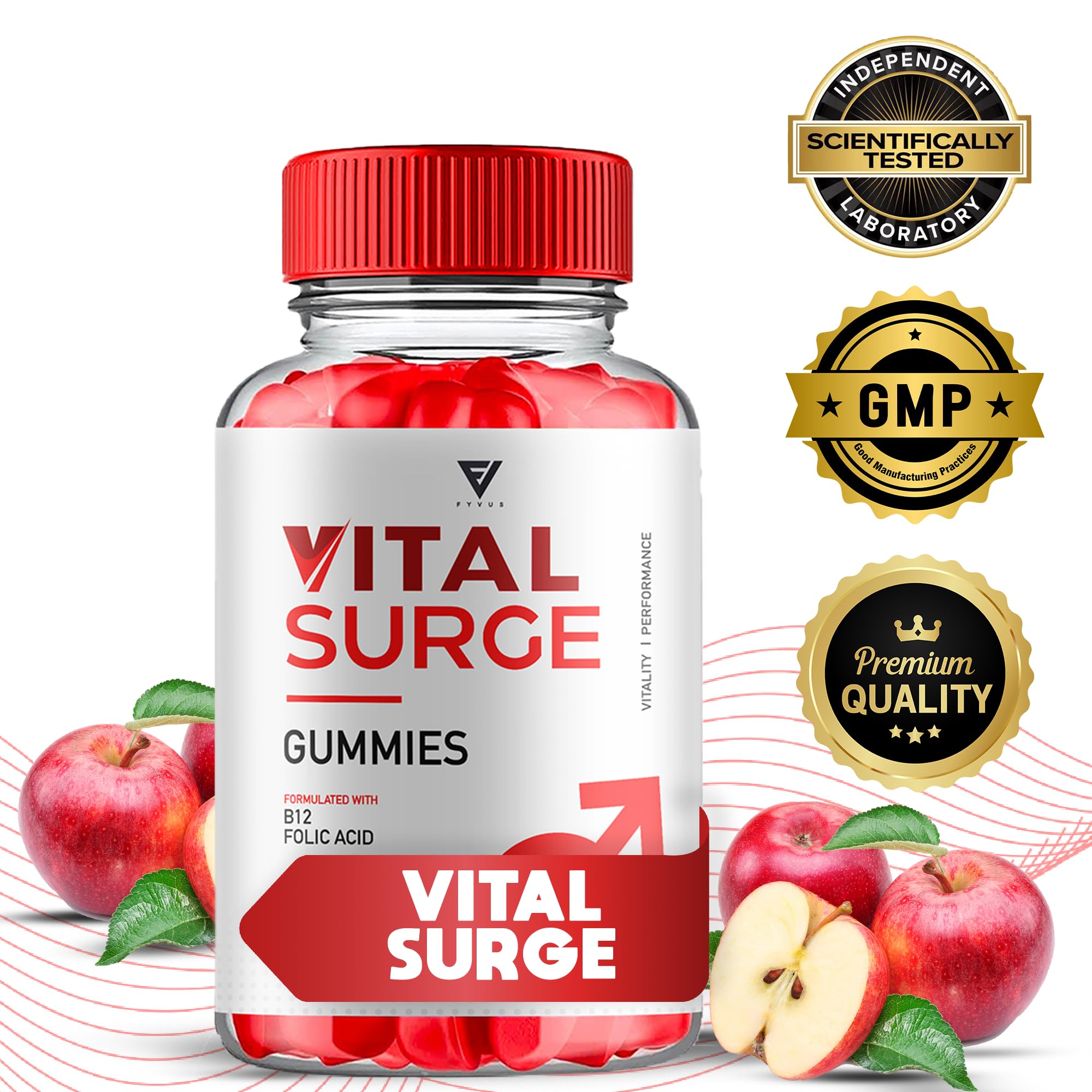 Vital Surge Max Strength Vitamin Gummies - 60 Count Advanced Health & Wellness Supplement for Immune Support, Energy Boost & Daily Nutrition | Perfect for Busy Professionals, Travel & On-the-Go Lifestyle