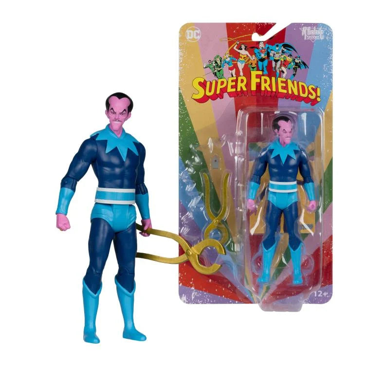 Super Friends DC Retro Sinestro Action Figure - Collectible 7-Inch Figure for Fans & Display - Perfect for Comic Book Lovers, Gift Giving & Home Decor