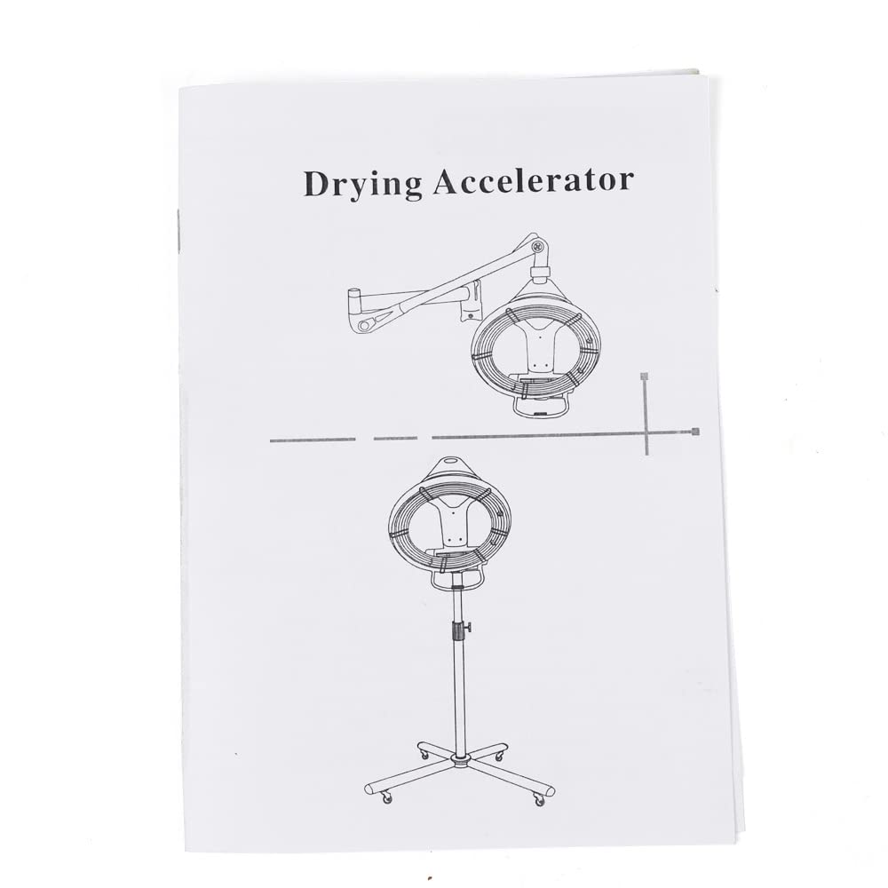 3-in-1 Professional Salon Hair Dryer Stand with Timer - 1000W Portable Orbiting Hair Dryer for Drying, Perming & Styling - Perfect for Home & Salon Use