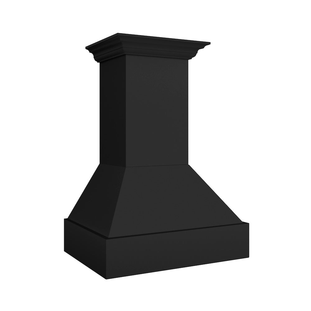 ZLINE 36 Inch Rustic Black Wooden Wall Mount Range Hood - 355CC 36 - Powerful Kitchen Ventilation for Modern & Farmhouse Style Homes - Perfect for Cooking, Grilling & Entertaining