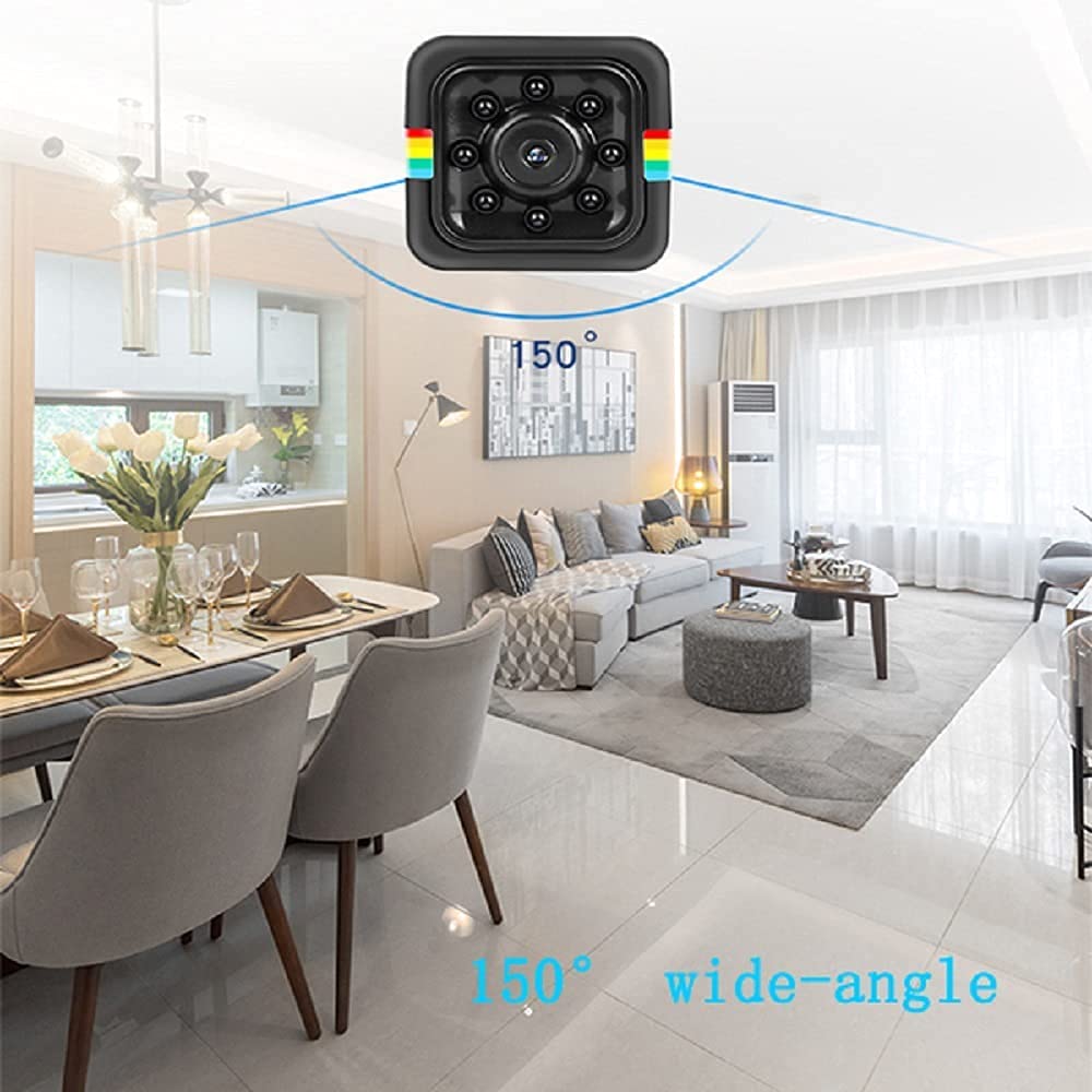 Mini Hidden WiFi Wireless Spy Camera 1080P - Tony Home Security Camera with Night Vision for Indoor/Outdoor Use, Small Pet/Dog Monitoring Camera with Real-Time Mobile Phone App - Perfect for Baby Monitoring, Home Surveillance & Pet Care