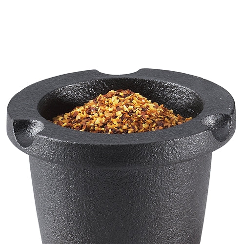 Premium Cast Iron Spice Grater - Heavy Duty Rust-Resistant Herb & Nutmeg Grinder for Fresh Spices - Perfect for Kitchen, Camping & Gourmet Cooking