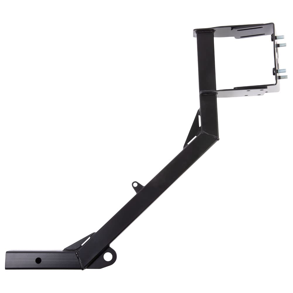 Tusk Hitch Mounted Spare Tire Carrier for Kawasaki Teryx4 800 (2014-2025) - Heavy Duty Off-Road Accessory for UTV & ATV Adventures