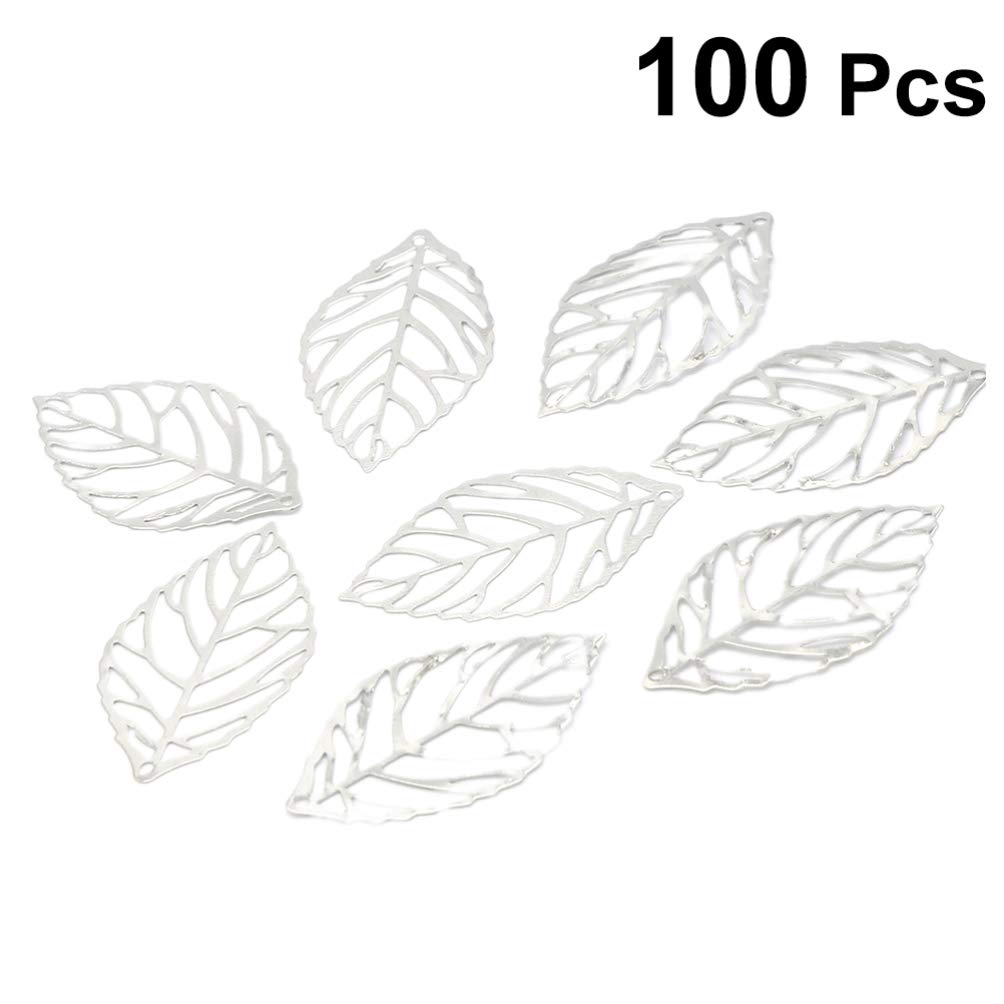 BESPORTBLE 100pcs DIY Jewelry Making Kit - Charm Bracelets, Decorative Beads, Pendants for Handbags & Wallets | Bridal Jewelry Craft Supplies, Silver Earrings | Perfect for Wedding Accessories, Gift Making & Creative DIY Projects
