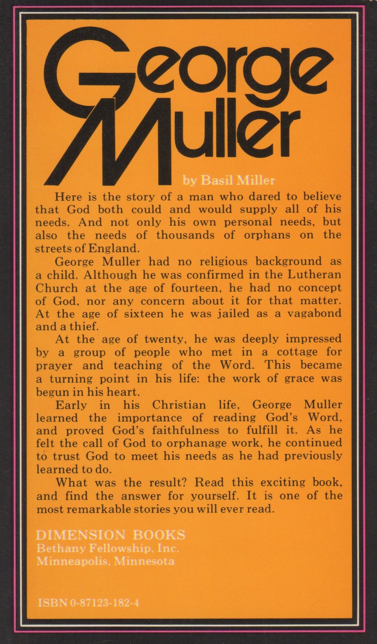 George Muller: Man of Faith and Miracles - Inspirational Christian Biography Book for Spiritual Growth & Bible Study | Perfect for Church Groups, Personal Devotion & Christian Gift Giving