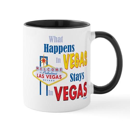 White/Black Inside - Vegas Mug
