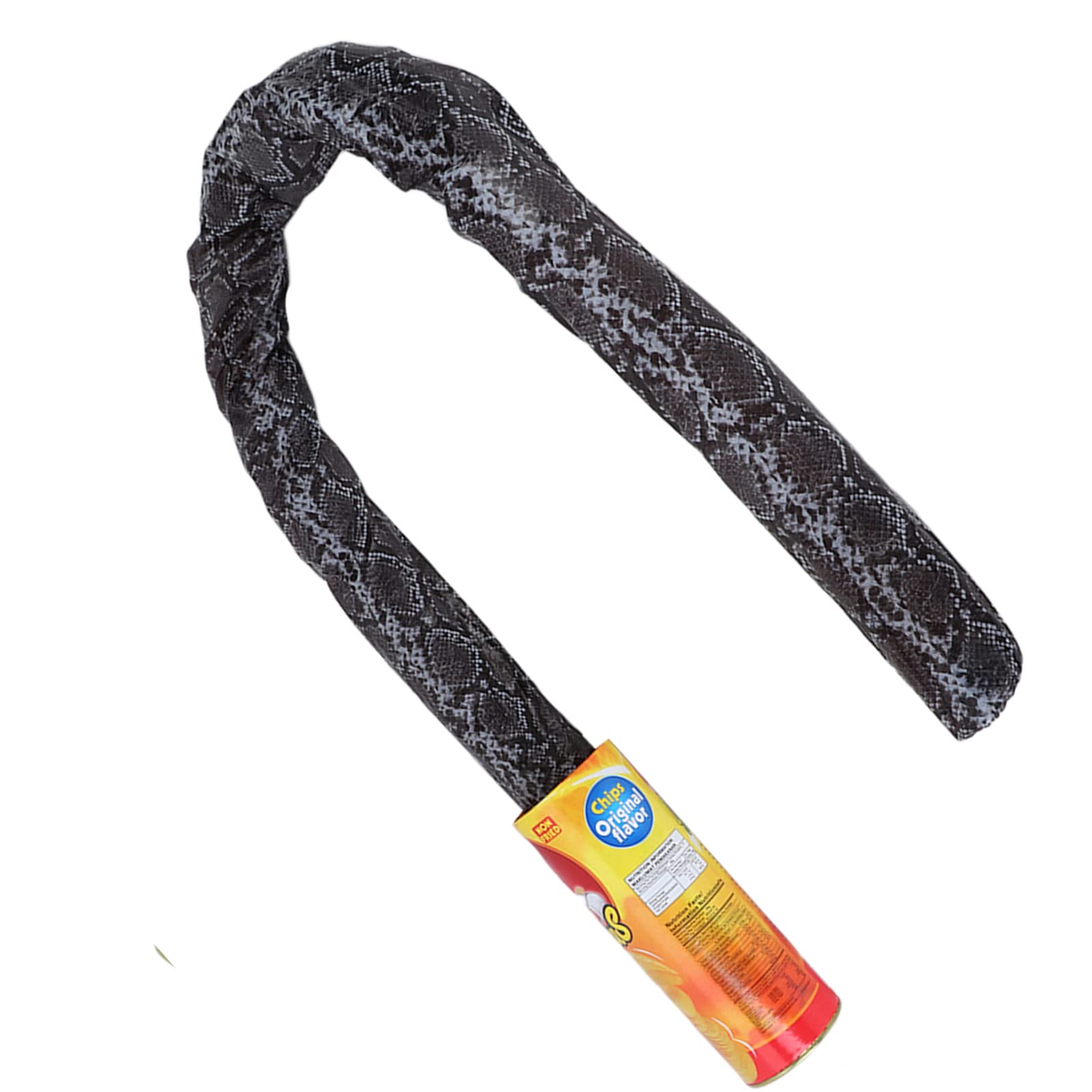 Funny Magic Potato Chip Snake Can - Jumping Spring Snake Toy for Pranks, Halloween & April Fools Day - Scary Fries Prank Gift for Parties, Decorations & Practical Jokes (Great for Office Pranks & Tricking Friends)