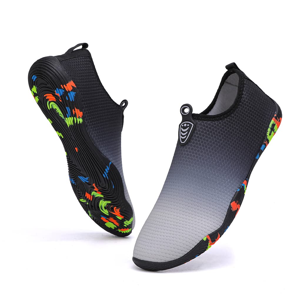 Vsufim Quick-Dry Water Shoes for Men & Women - Barefoot Aqua Socks for Swimming, Beach, Pool, Surfing & Yoga - Lightweight & Comfortable for Water Sports & Outdoor Activities