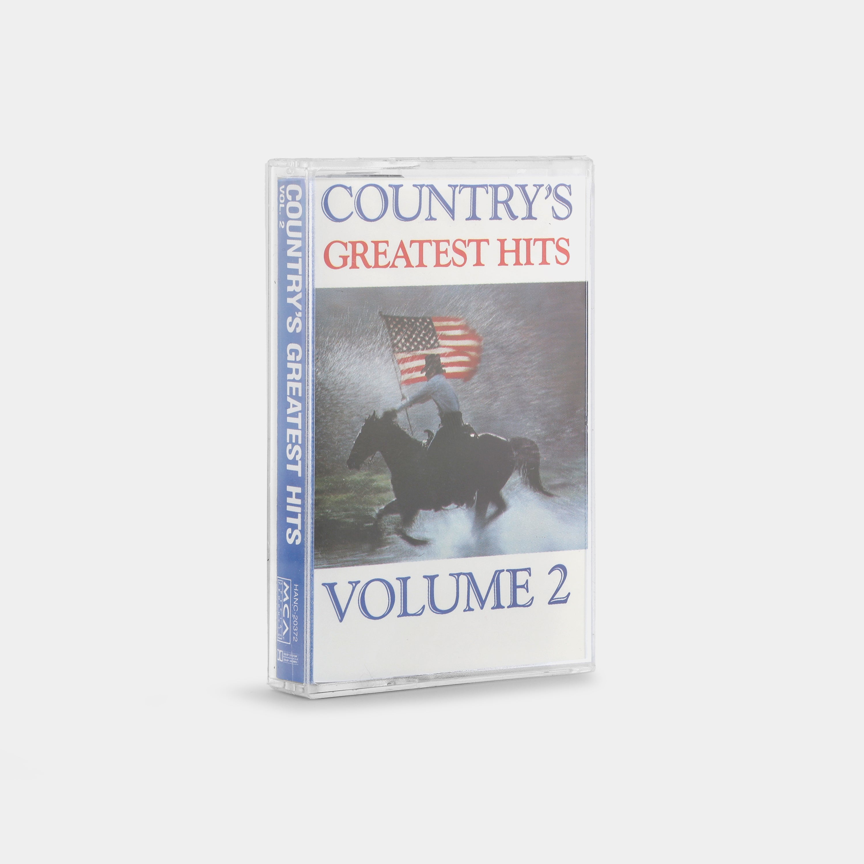 Country's Greatest Hits Volume 2 Cassette Tape - Classic Country Music Collection for Road Trips & Home Listening