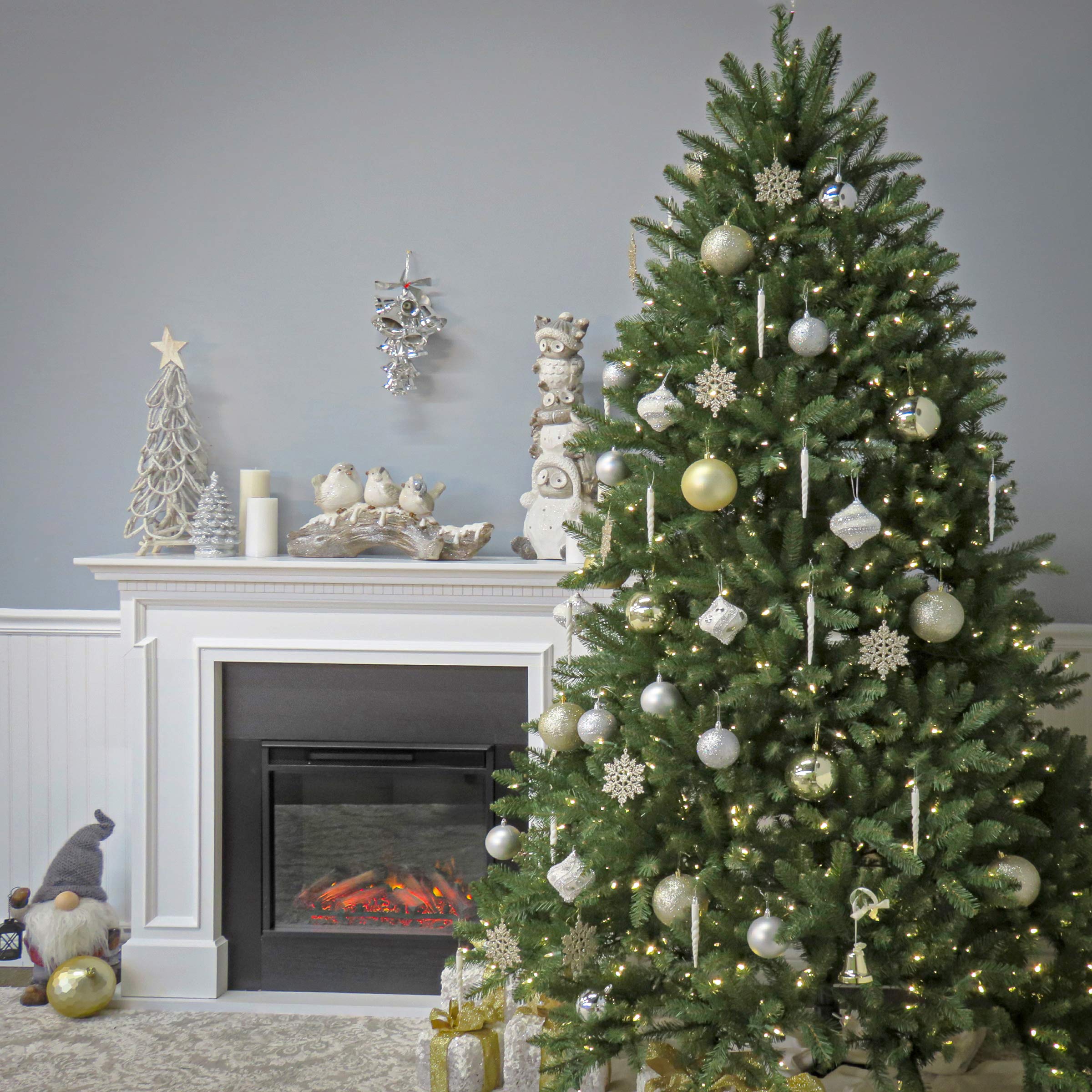 National Tree Company 6ft Dunhill Fir Artificial Christmas Tree with Stand - Full Green Holiday Decor for Home, Office & Party